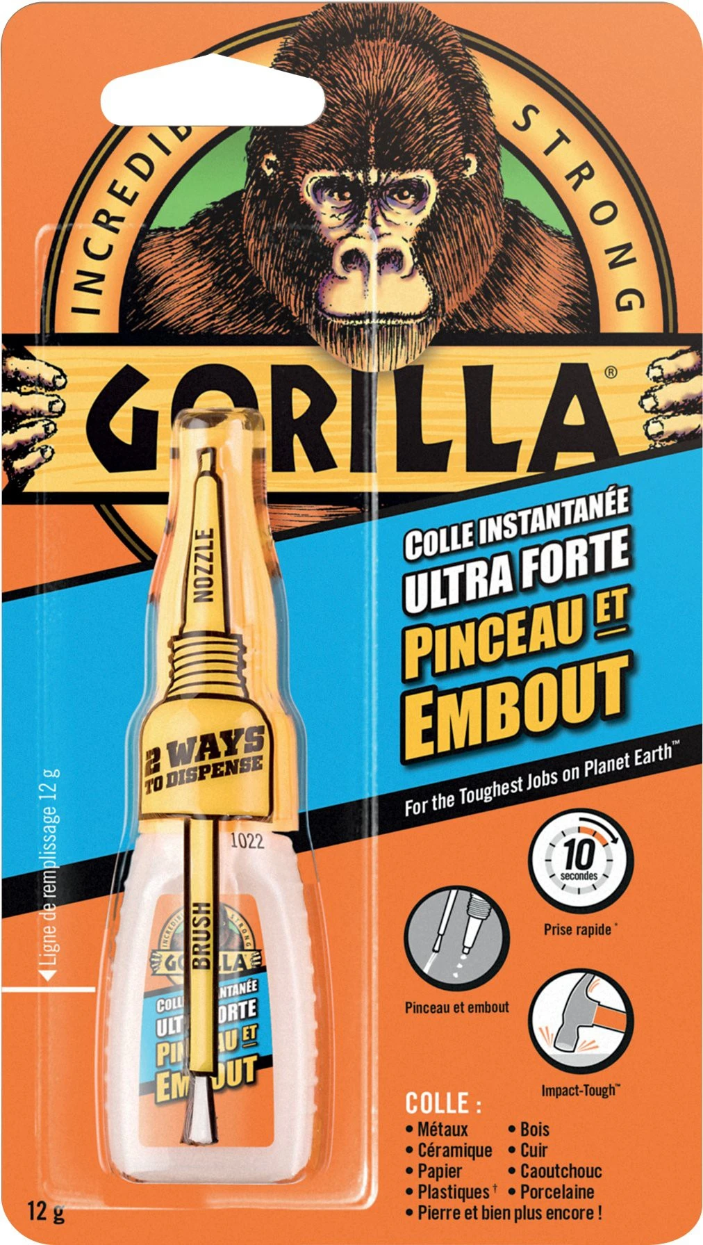 Gorilla Super Glue Avec Pinceau Et Embout 2 Gorilla Super Glue Avec Pinceau Et Embout – Image 2