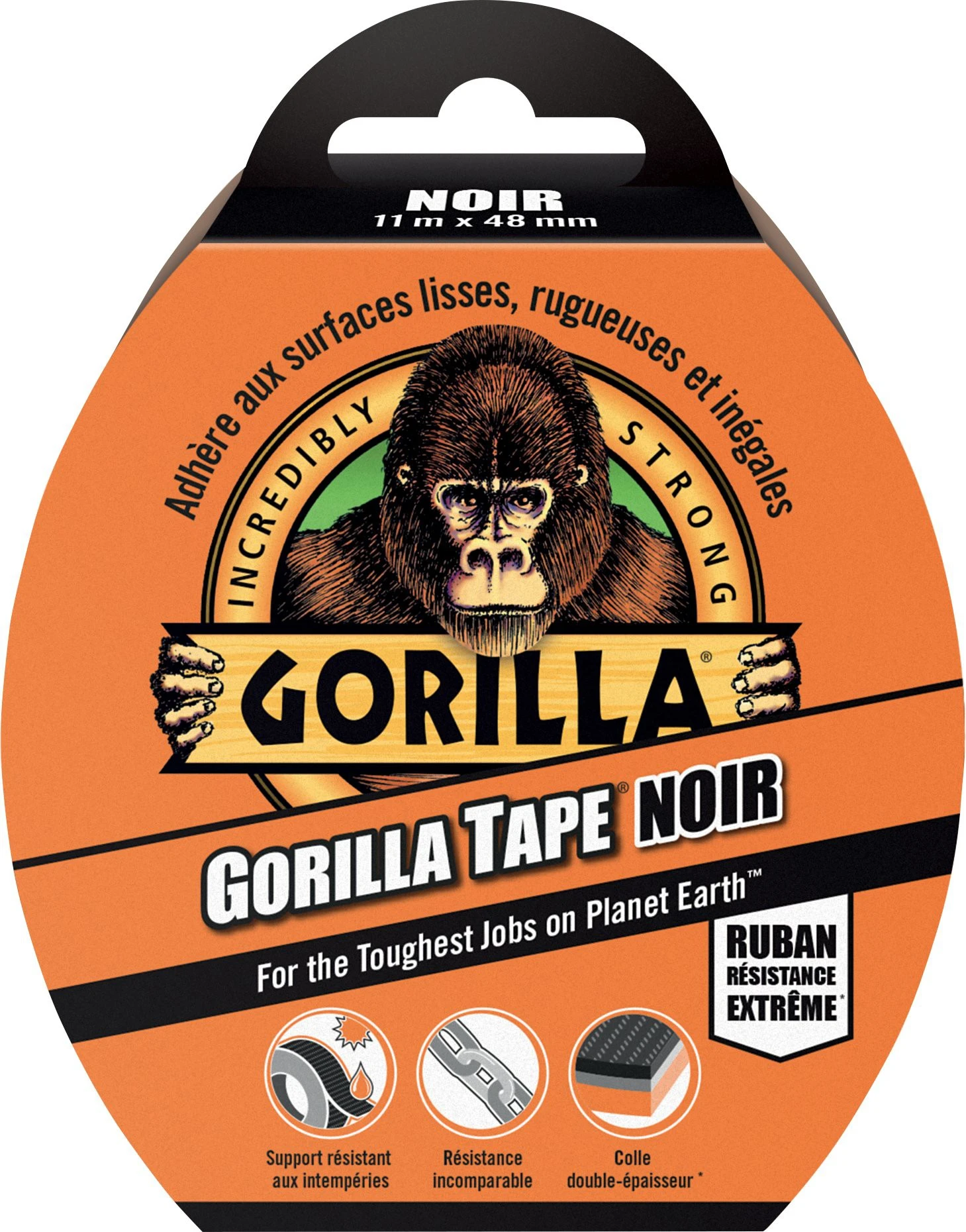 Gorilla Tape Black 11m X 48 Mm 1 Gorilla Tape Black 11m X 48 Mm