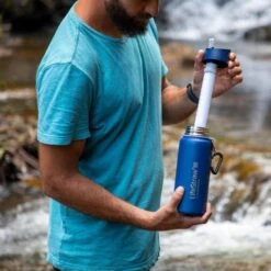 LifeStraw Go 2 Stainless Steel 0.7L 11 LifeStraw Go 2 Stainless Steel 0.7L -Exped Soldes Magasin filtre bouteille gourde lifestraw go 2 stainless 09