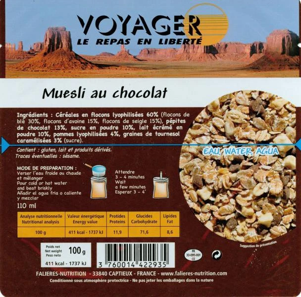 Muesli Chocolat - Voyager 2 Muesli Chocolat - Voyager – Image 2