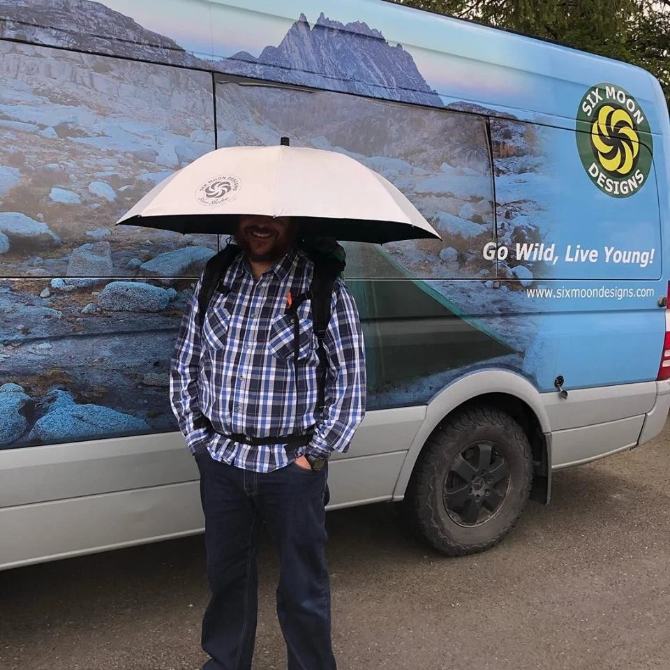 Six Moon Designs Silver Shadow Umbrella 4 Six Moon Designs Silver Shadow Umbrella – Image 4