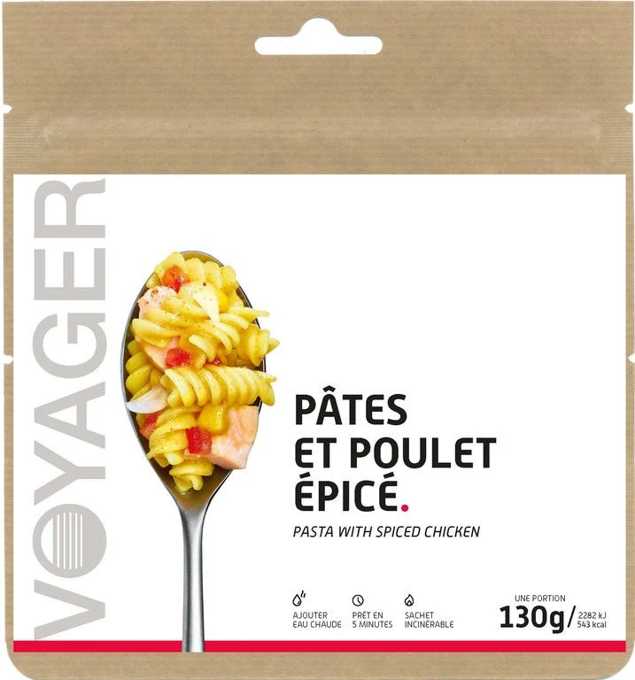 Pâtes Et Poulet épicé - Voyager 1 Pâtes Et Poulet épicé - Voyager