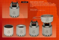 Titanium Wood Stove 17 Titanium Wood Stove -Exped Soldes Magasin rechaud bois titane