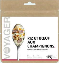 Riz Et Bœuf Aux Champignons