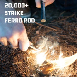 UCO Titan Fire Striker Ferro Rod -Exped Soldes Magasin uco firestartingtorchestitan fire striker ferro rod 04