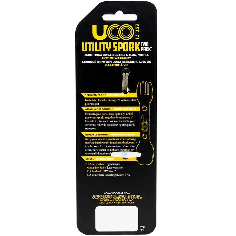 Pack 2 Couverts UCO Utility Spork 9 Pack 2 Couverts UCO Utility Spork – Image 9